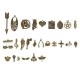 50g/Pack Vintage Pendant DIY Jewellery Making For Necklace Keychain Handcraft 50g/Pack Vintage Pendant DIY Jewellery Making For Necklace Keychain Handcraft