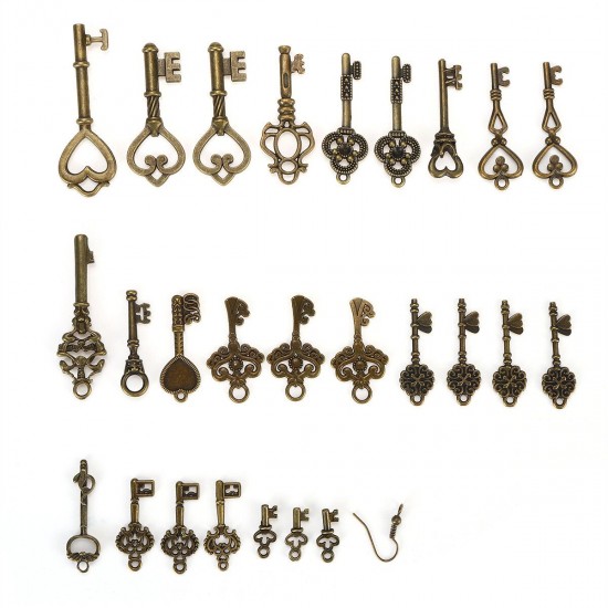 50g/Pack Vintage Pendant DIY Jewellery Making For Necklace Keychain Handcraft 50g/Pack Vintage Pendant DIY Jewellery Making For Necklace Keychain Handcraft