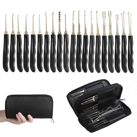 51Pcs Transparent lock Tool kit Practice Unlocking Tool Lock Picks Tool