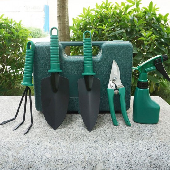 5PCS Gardening Tools Set Gifts Ergonomic Non Slip Handle Garden Hand Tool Set 5PCS Gardening Tools Set Gifts Ergonomic Non Slip Handle Garden Hand Tool Set