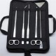 5Pcs Stainless Steel Aquarium Aquascaping Tank Aquatic Plant Fish Cutter Tweezers Tool with Pouch 5Pcs Stainless Steel Aquarium Aquascaping Tank Aquatic Plant Fish Cutter Tweezers Tool with Pouch