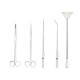 5Pcs Stainless Steel Aquarium Aquascaping Tank Aquatic Plant Fish Cutter Tweezers Tool with Pouch 5Pcs Stainless Steel Aquarium Aquascaping Tank Aquatic Plant Fish Cutter Tweezers Tool with Pouch
