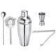 5Pcs Stainless Steel Cocktail Drink Bartender Shaker Mixer Bar Mixing Kit Tools