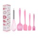 5pcs Silicone Cooking Utensils Kitchenware Set Eggg Beater Spoon Spatula Tools