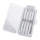 5pcs Stainless Oral Care Dental Tools Kit Dentist Teeth Clean Hygiene Picks Mirror Tool 5pcs Stainless Oral Care Dental Tools Kit Dentist Teeth Clean Hygiene Picks Mirror Tool