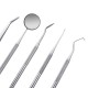 5pcs Stainless Oral Care Dental Tools Kit Dentist Teeth Clean Hygiene Picks Mirror Tool 5pcs Stainless Oral Care Dental Tools Kit Dentist Teeth Clean Hygiene Picks Mirror Tool