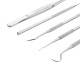 5pcs Stainless Oral Care Dental Tools Kit Dentist Teeth Clean Hygiene Picks Mirror Tool