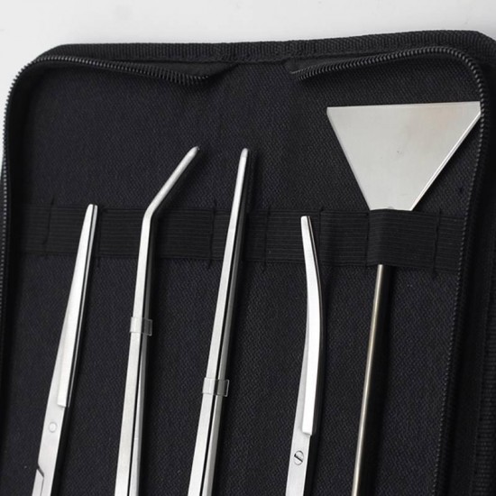 5pcs/set Aquarium Maintenance Tools Kit Tweezers Scissors For Live Plants Grass Aquario Accessory Fish Aquatic Pet Supplies 5pcs/set Aquarium Maintenance Tools Kit Tweezers Scissors For Live Plants Grass Aquario Accessory Fish Aquatic Pet Supplies