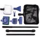 6 in1 Aquarium Cleaning Tools Kits Fish Tank Algae Gravel Cleaner Glass Brushes