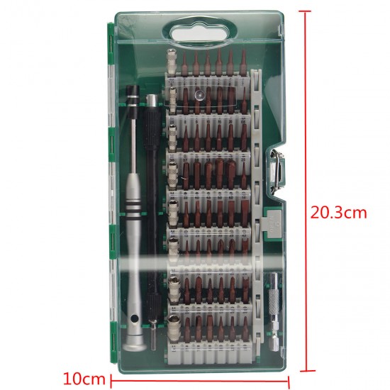 60 in 1 Precision Screwdriver Bit Repairtoolkit For Cell Phone Tablet Laptop