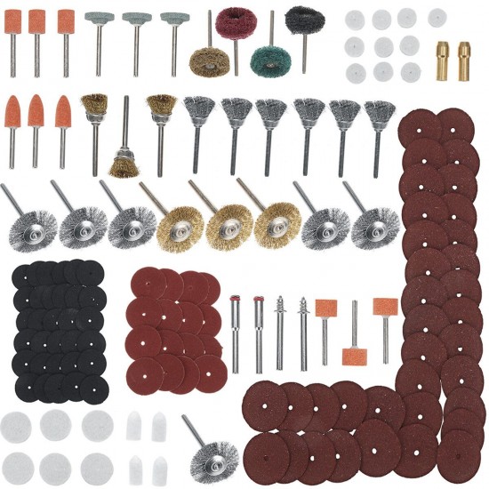 60/150/216/337Pcs Rotary Tool Accessories Set Fits 1/8Inch Shank for Metal Grinding Sanding Polishing 60/150/216/337Pcs Rotary Tool Accessories Set Fits 1/8Inch Shank for Metal Grinding Sanding Polishing