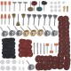 60/150/216/337Pcs Rotary Tool Accessories Set Fits 1/8Inch Shank for Metal Grinding Sanding Polishing 60/150/216/337Pcs Rotary Tool Accessories Set Fits 1/8Inch Shank for Metal Grinding Sanding Polishing