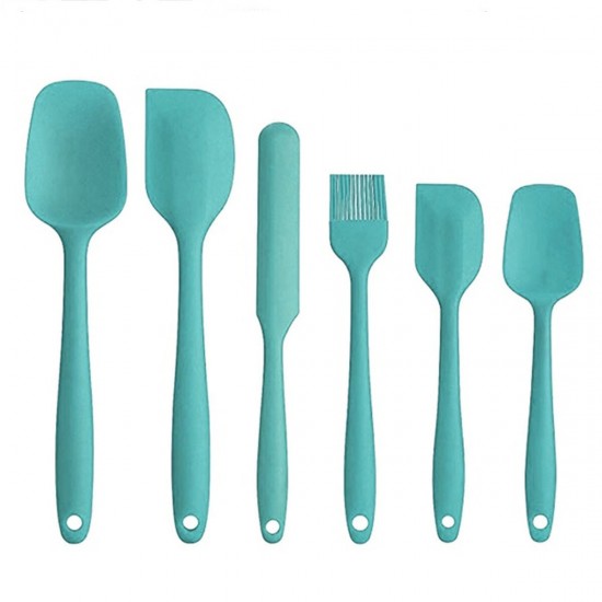 6PCS Non-Stick Rubber Spatula Set Heat-Resistant Spatula Kitchen Utensils Set Tools Kit 6PCS Non-Stick Rubber Spatula Set Heat-Resistant Spatula Kitchen Utensils Set Tools Kit