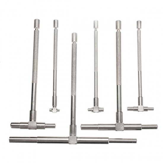 6pcs 8-150mm Telescopic Gauge Set Micrometer Measurement Bore Engineers Kit 6pcs 8-150mm Telescopic Gauge Set Micrometer Measurement Bore Engineers Kit