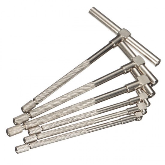 6pcs 8-150mm Telescopic Gauge Set Micrometer Measurement Bore Engineers Kit 6pcs 8-150mm Telescopic Gauge Set Micrometer Measurement Bore Engineers Kit