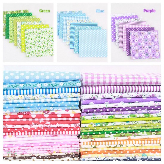 7PCS Quilting Bundle Patchwork Cotton Fabric handmade DIY Sewing Floral Crafts 7PCS Quilting Bundle Patchwork Cotton Fabric handmade DIY Sewing Floral Crafts