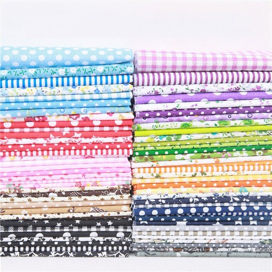 7PCS Quilting Bundle Patchwork Cotton Fabric handmade DIY Sewing Floral Crafts 7PCS Quilting Bundle Patchwork Cotton Fabric handmade DIY Sewing Floral Crafts