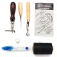 7Pcs Leather Craft Hand Stitching Sewing Tool Kit Thread