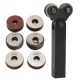 7pcs Knurling Knurler Tool Diagonal Wheel Linear Knurl Set 0.5-2mm Pitch 7pcs Knurling Knurler Tool Diagonal Wheel Linear Knurl Set 0.5-2mm Pitch