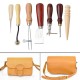 7pcs Leather Craft DIY Punch Tools Kit Stitching Carving Sewing Saddle Groover