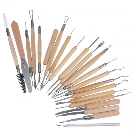 8/22/30PCS Leather Craft Tools Carving Stitching Sewing Sculpture Ceramic Kit