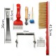 8PCS BEE Equipment Smoker Brush Uncapping Fork Queen Catcher Hive Tool Beekeeping 8PCS BEE Equipment Smoker Brush Uncapping Fork Queen Catcher Hive Tool Beekeeping