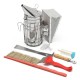 8PCS BEE Equipment Smoker Brush Uncapping Fork Queen Catcher Hive Tool Beekeeping 8PCS BEE Equipment Smoker Brush Uncapping Fork Queen Catcher Hive Tool Beekeeping