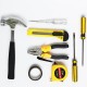 9 in 1 Tool Box Set Home Garden Mending Repair Mini Hardware Tools Hammer Screwdrivers Tape Set