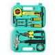 9 in 1 Tool Box Set Home Garden Mending Repair Mini Hardware Tools Hammer Screwdrivers Tape Set