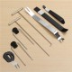 9Pcs Car Dismantle Door Trim Panel Clip Lights Radio Removal Pry Open Tool 9Pcs Car Dismantle Door Trim Panel Clip Lights Radio Removal Pry Open Tool