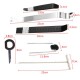 9Pcs Car Dismantle Door Trim Panel Clip Lights Radio Removal Pry Open Tool 9Pcs Car Dismantle Door Trim Panel Clip Lights Radio Removal Pry Open Tool