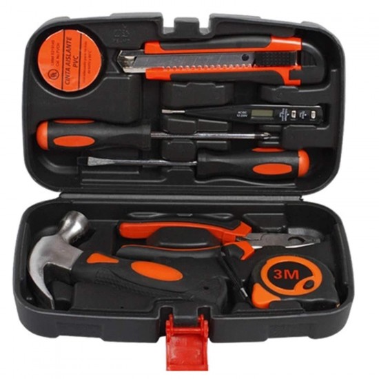 9Pcs Household Combination Kit Gift Set Hardware Toolbox Wide Application Hand Tool General Household Tools Kit 9Pcs Household Combination Kit Gift Set Hardware Toolbox Wide Application Hand Tool General Household Tools Kit