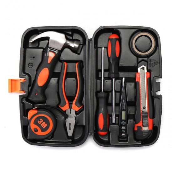 9Pcs Multifuntional Woodworking Household Tools Kit Set SteelKits Hardware Toolbox 9Pcs Multifuntional Woodworking Household Tools Kit Set SteelKits Hardware Toolbox