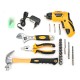 105095 Household Electric Screwdriver Repair Kit Tools with Plastic Toolbox