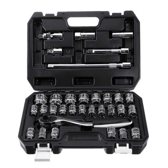 32Pcs Sleeve Set Quick Wrench Auto Repair Multifunctional Combination Auto Repair Car 32Pcs Sleeve Set Quick Wrench Auto Repair Multifunctional Combination Auto Repair Car