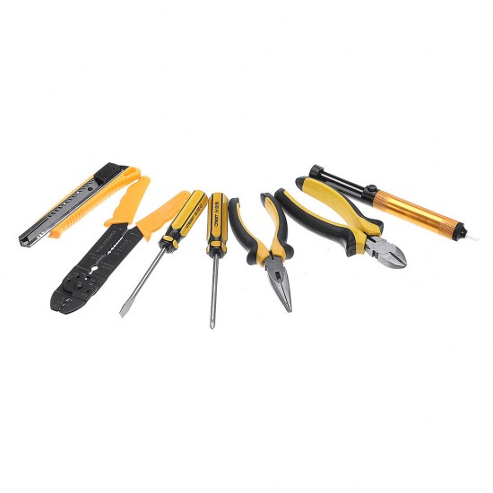 50PCS Home Telecommunications Electrician Tools Set with Plastic Toolbox 50PCS Home Telecommunications Electrician Tools Set with Plastic Toolbox