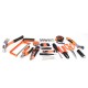 75Pcs Home Kit Tools for Reparing with Plastic Toolbox