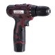 Professional Red 12V Lithium Electric Power Drill Set with Plastic Toolbox Professional Red 12V Lithium Electric Power Drill Set with Plastic Toolbox