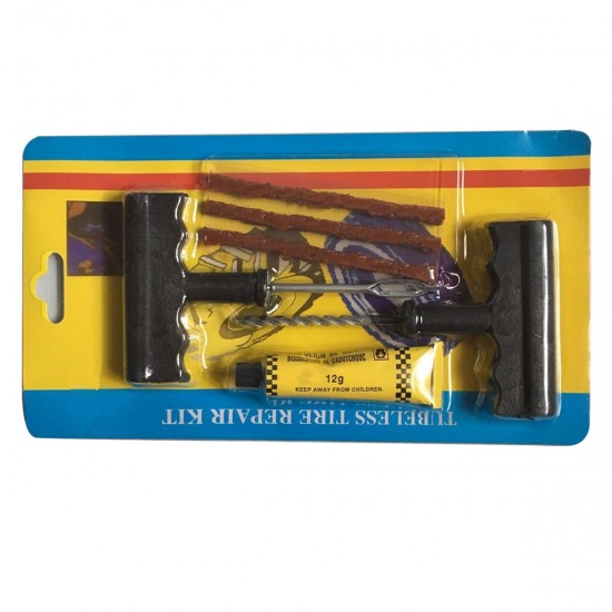 Car Tire Repair Kit 6-Piece Repair Tool Set Car Motorcycle Battery Car Tire Repair Tool Puncture Plug