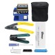 Fiber Optic FTTH Splice Tool Kit FC-6S Cutter Fiber Cleaver Optical Power Meter