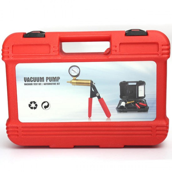 Hand Held Brake Bleeder Tester Set Bleed Kit Vacuum Pump Fluid Reservoir Tester Hand Held Brake Bleeder Tester Set Bleed Kit Vacuum Pump Fluid Reservoir Tester