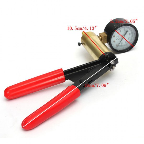 Hand Held Brake Bleeder Tester Set Bleed Kit Vacuum Pump Fluid Reservoir Tester