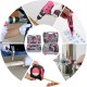 60 Pieces Pink Hand Tool Set Kit 12V Electric Screwdriver Li-ion Battery Gril Lady Women Household Power Tool Set 60 Pieces Pink Hand Tool Set Kit 12V Electric Screwdriver Li-ion Battery Gril Lady Women Household Power Tool Set