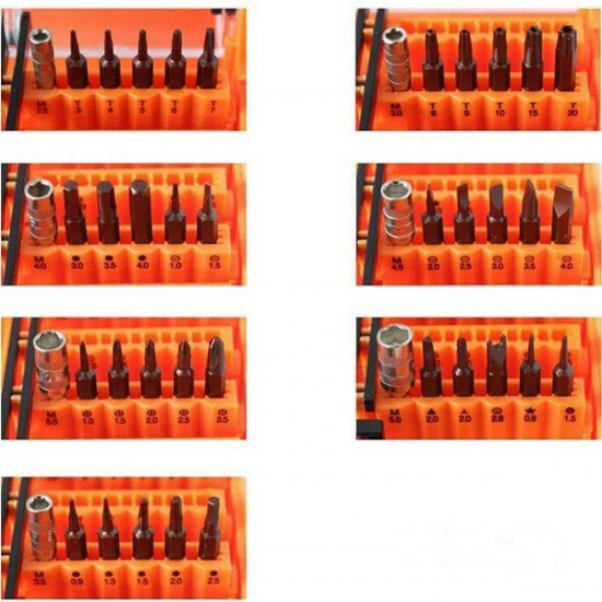 JM-8116 45 in1 Multi-purpose precision Screwdriver Set Notebook phone Tools JM-8116 45 in1 Multi-purpose precision Screwdriver Set Notebook phone Tools