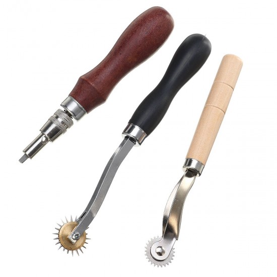 Leather Sewing Thread Carving DIY Leather Craft Tools Hand Stitching Kit Set Leather Sewing Thread Carving DIY Leather Craft Tools Hand Stitching Kit Set