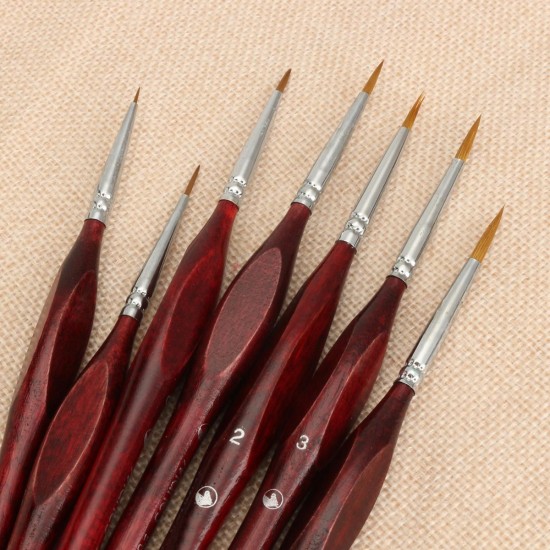 Micro Detail Paint Brush Set Tiny Professional Detail Painting Brush Kit Miniature Art Brushes
