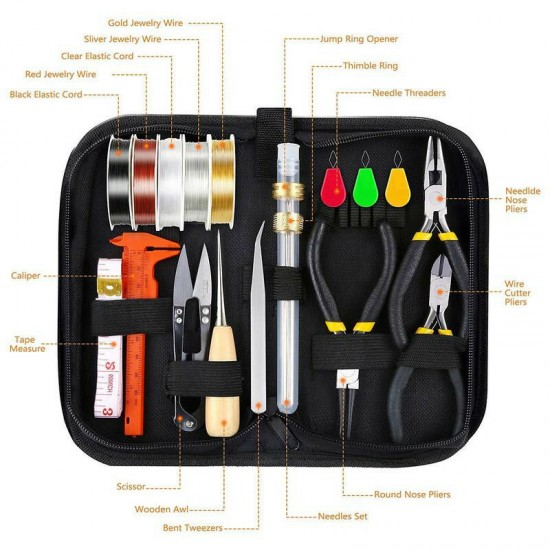 Mixed Jewelry Making Supplies Tools Kit Set Wires Beads 1072/1126/1497/2028Pcs Mixed Jewelry Making Supplies Tools Kit Set Wires Beads 1072/1126/1497/2028Pcs