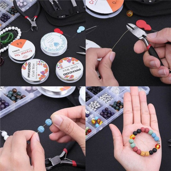 Mixed Jewelry Making Supplies Tools Kit Set Wires Beads 1072/1126/1497/2028Pcs Mixed Jewelry Making Supplies Tools Kit Set Wires Beads 1072/1126/1497/2028Pcs