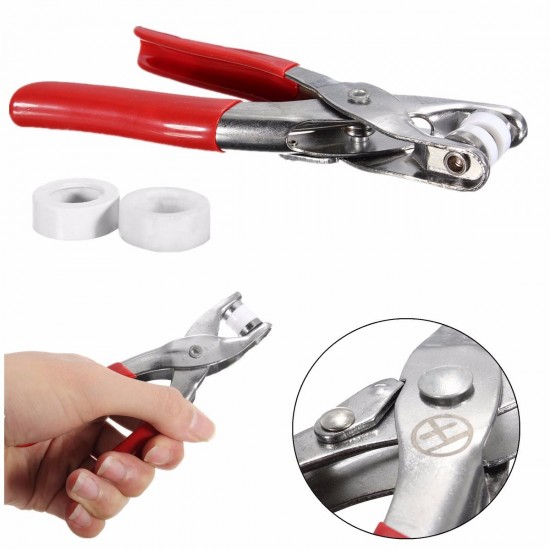 Pliers 9.5mm + 200 Press Pliers Plastic Button Studs Popper Fastener Setter Tool Pliers 9.5mm + 200 Press Pliers Plastic Button Studs Popper Fastener Setter Tool