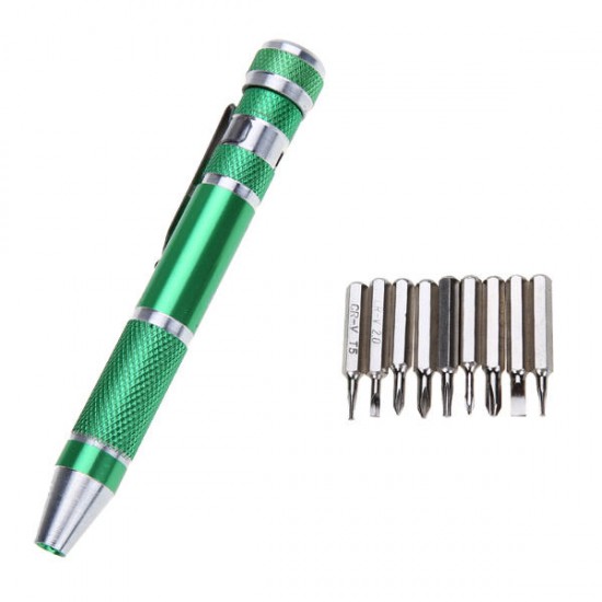 SD-9814 9 in 1 Aluminum Handle Magnetic Screwdriver Set for Home Appliances Maintenance